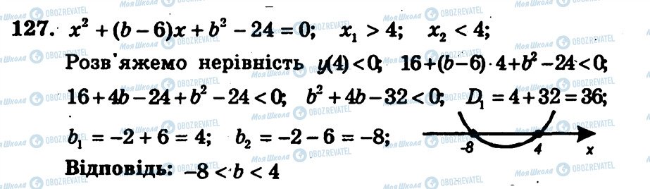 ГДЗ Алгебра 9 клас сторінка 127