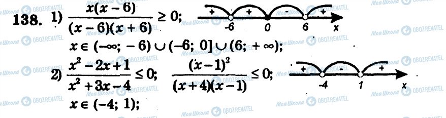 ГДЗ Алгебра 9 класс страница 138