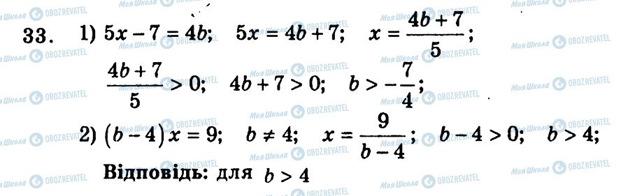 ГДЗ Алгебра 9 клас сторінка 33