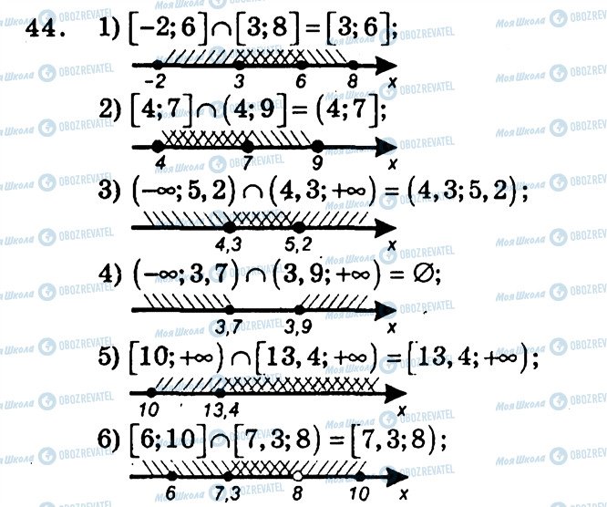 ГДЗ Алгебра 9 класс страница 44