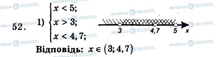 ГДЗ Алгебра 9 класс страница 52