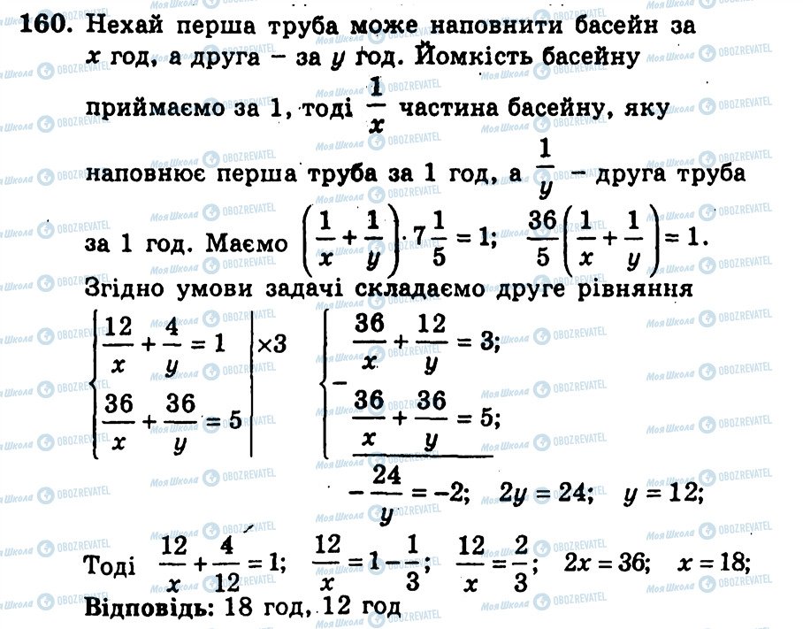 ГДЗ Алгебра 9 класс страница 160
