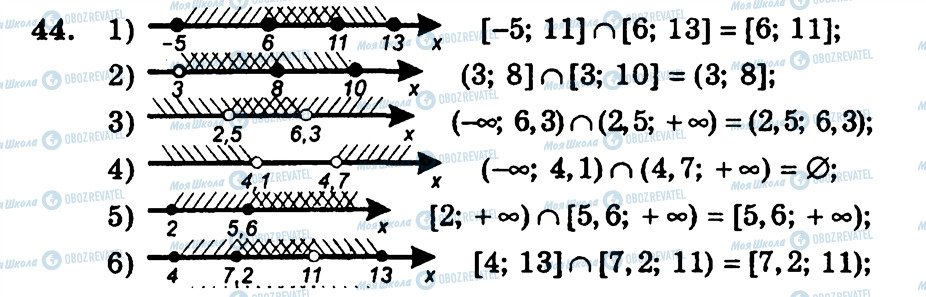 ГДЗ Алгебра 9 класс страница 44