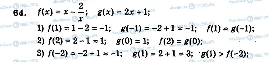 ГДЗ Алгебра 9 класс страница 64