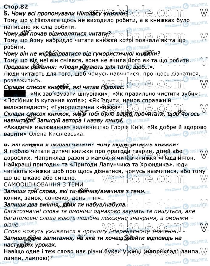 ГДЗ Українська мова 2 клас сторінка стор82