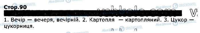 ГДЗ Українська мова 2 клас сторінка стор90