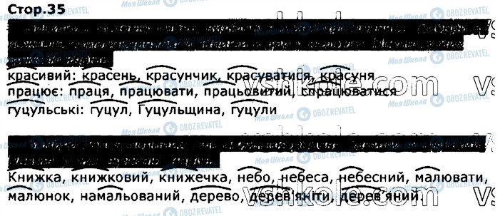 ГДЗ Українська мова 3 клас сторінка стор35