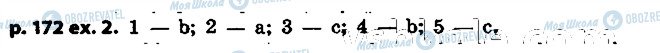 ГДЗ Англійська мова 7 клас сторінка p172ex2