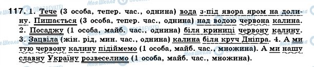 ГДЗ Українська мова 7 клас сторінка 117