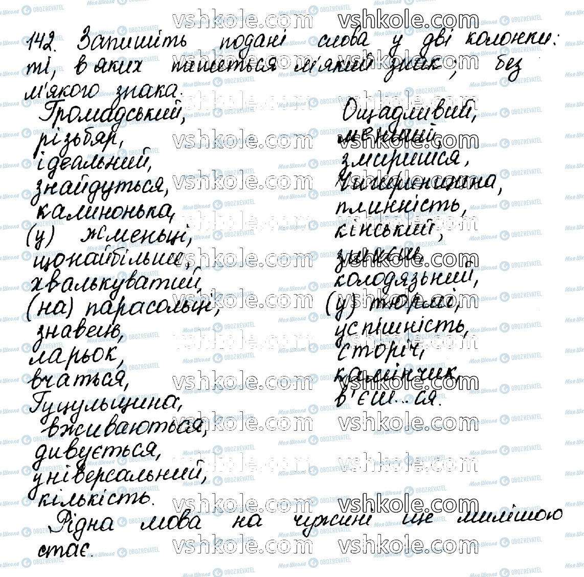 ГДЗ Укр мова 10 класс страница 142
