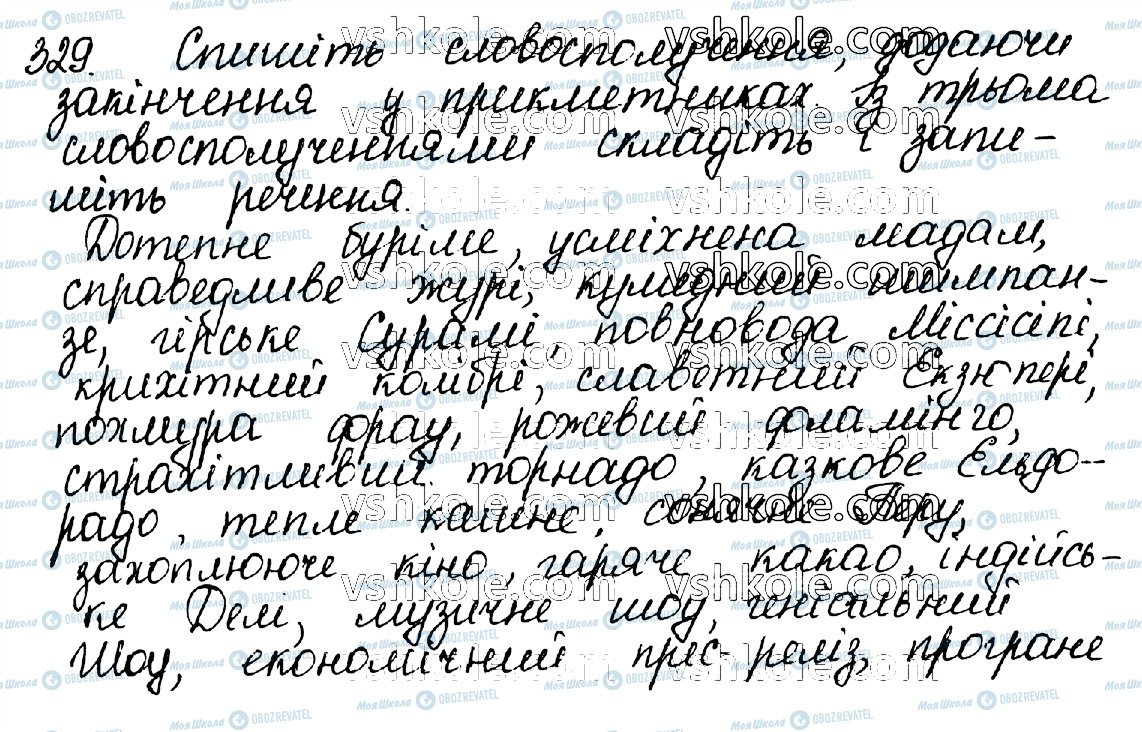 ГДЗ Українська мова 10 клас сторінка 329