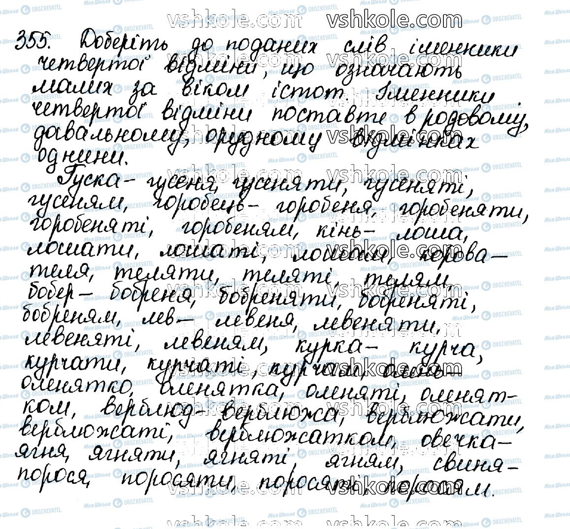 ГДЗ Українська мова 10 клас сторінка 355