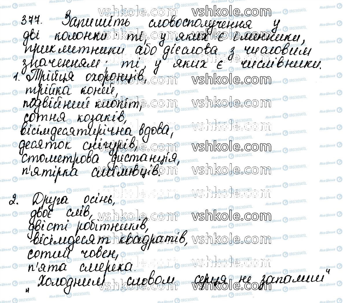ГДЗ Укр мова 10 класс страница 377