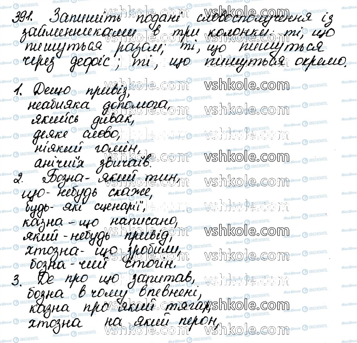ГДЗ Українська мова 10 клас сторінка 391