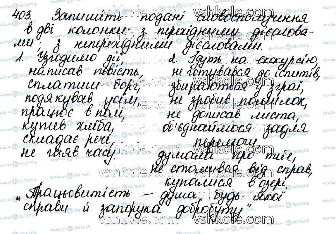 ГДЗ Українська мова 10 клас сторінка 403