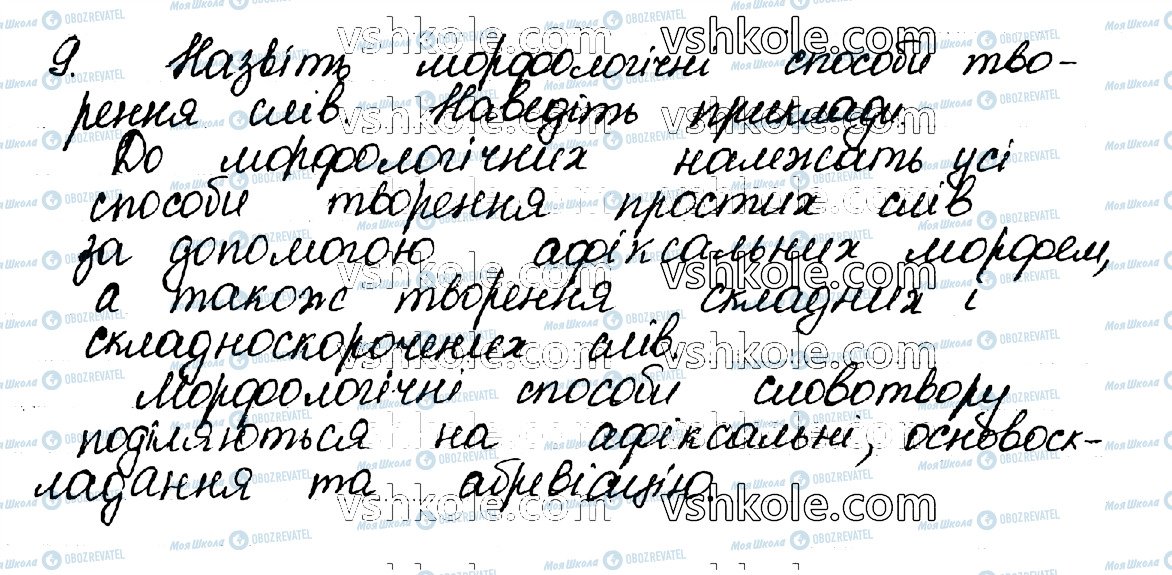 ГДЗ Українська мова 10 клас сторінка 9