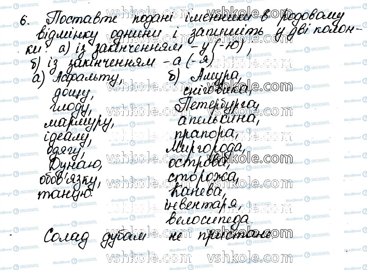 ГДЗ Українська мова 10 клас сторінка 6