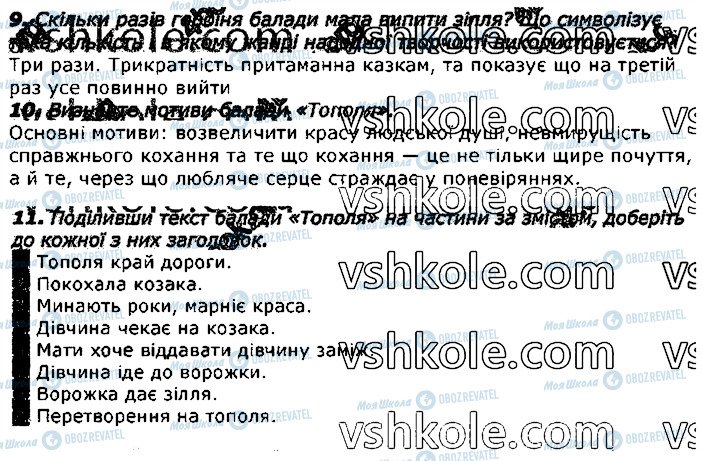 ГДЗ Українська література 7 клас сторінка стор58