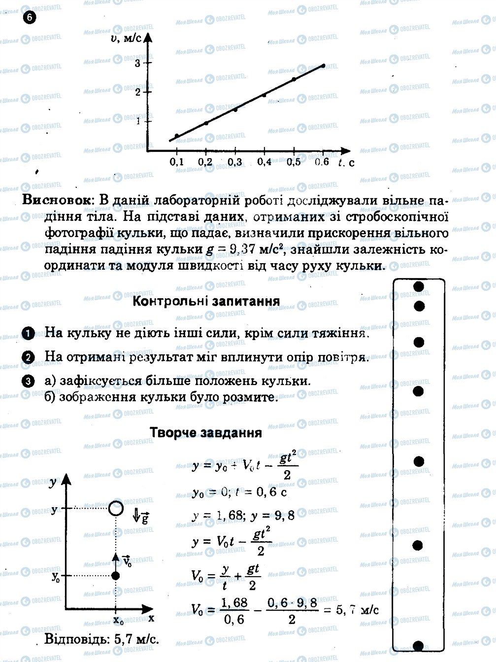 ГДЗ Физика 10 класс страница ПР1