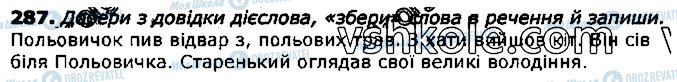 ГДЗ Українська мова 3 клас сторінка 287