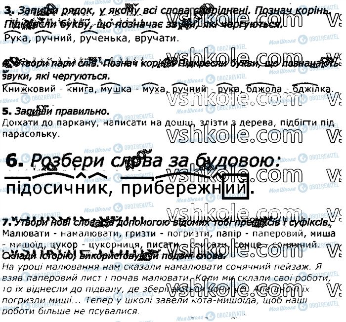 ГДЗ Українська мова 3 клас сторінка стор92