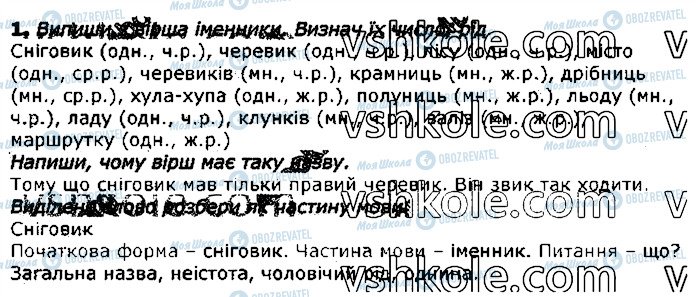 ГДЗ Українська мова 3 клас сторінка стор110