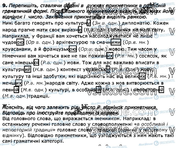 ГДЗ Українська мова 11 клас сторінка 9