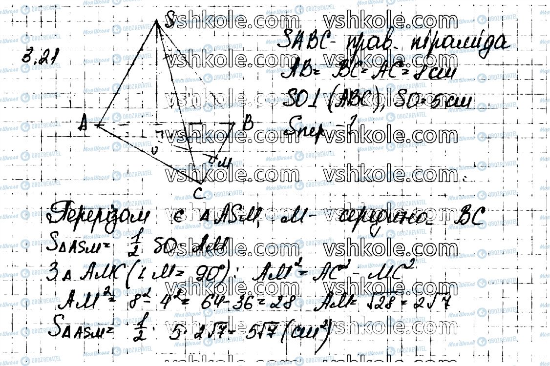 ГДЗ Геометрія 11 клас сторінка 21