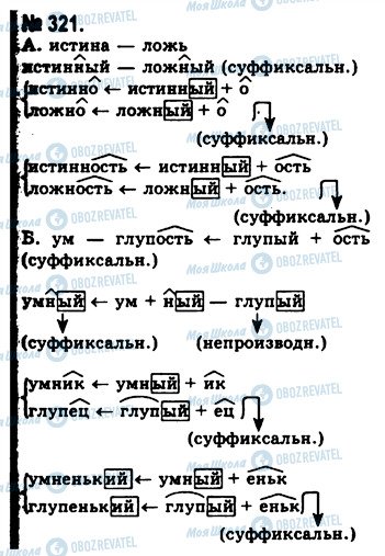 ГДЗ Російська мова 10 клас сторінка 321