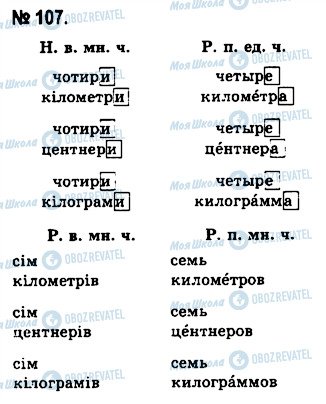 ГДЗ Російська мова 10 клас сторінка 107