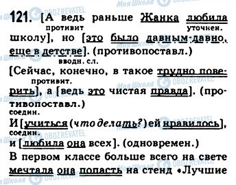 ГДЗ Русский язык 9 класс страница 121