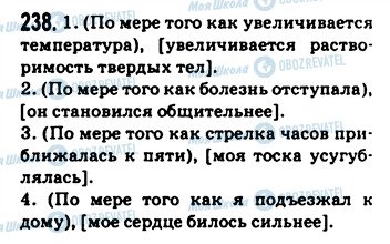 ГДЗ Російська мова 9 клас сторінка 238