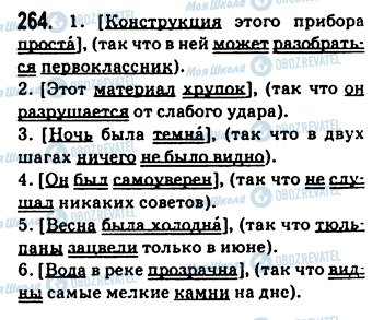 ГДЗ Русский язык 9 класс страница 264