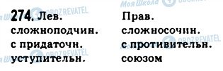 ГДЗ Російська мова 9 клас сторінка 274
