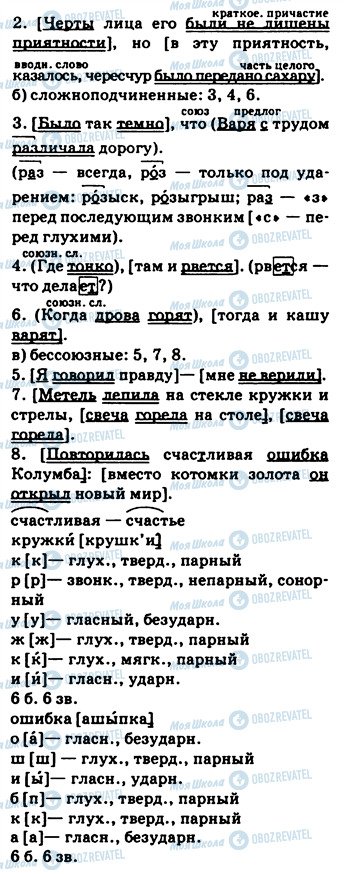 ГДЗ Російська мова 9 клас сторінка 87