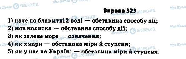 ГДЗ Українська мова 11 клас сторінка 323