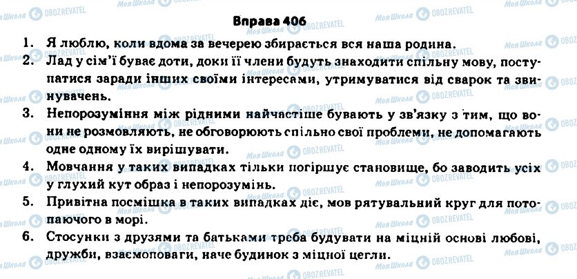 ГДЗ Укр мова 11 класс страница 406