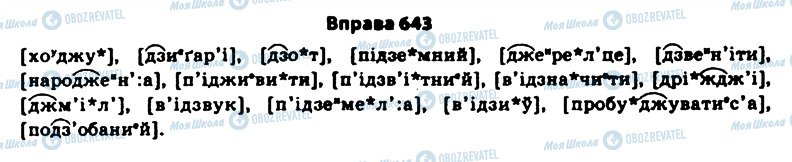 ГДЗ Укр мова 11 класс страница 643