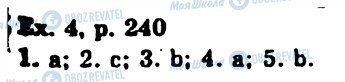 ГДЗ Англійська мова 11 клас сторінка Ex4p240