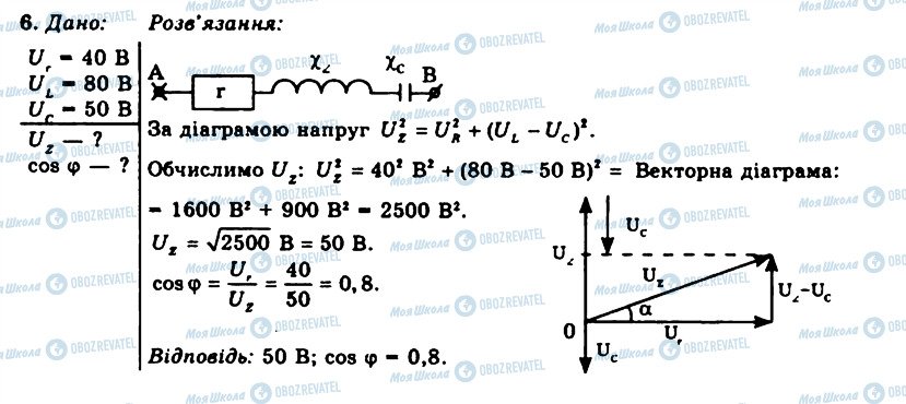 ГДЗ Фізика 11 клас сторінка 6