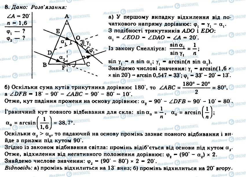 ГДЗ Физика 11 класс страница 8