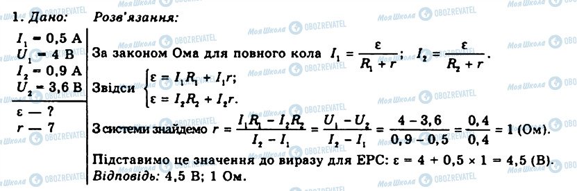 ГДЗ Физика 11 класс страница 1