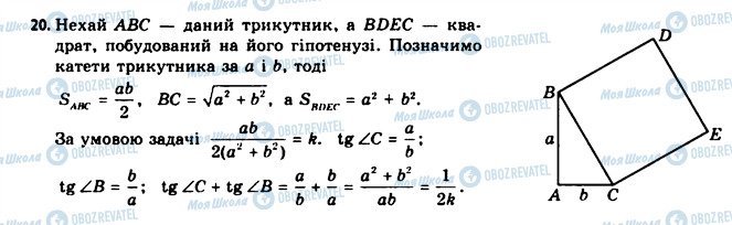 ГДЗ Геометрія 11 клас сторінка 20