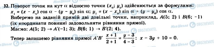 ГДЗ Геометрія 11 клас сторінка 32