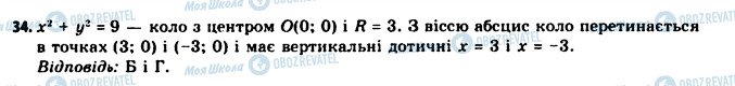 ГДЗ Геометрія 11 клас сторінка 34