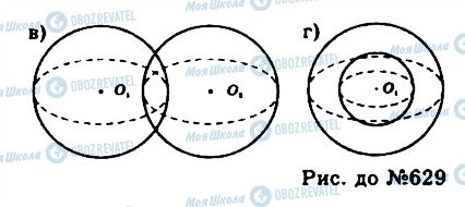 ГДЗ Геометрія 11 клас сторінка 629