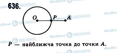 ГДЗ Геометрія 11 клас сторінка 636