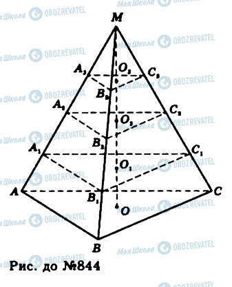 ГДЗ Геометрія 11 клас сторінка 844