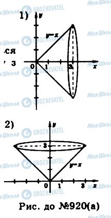 ГДЗ Геометрія 11 клас сторінка 920