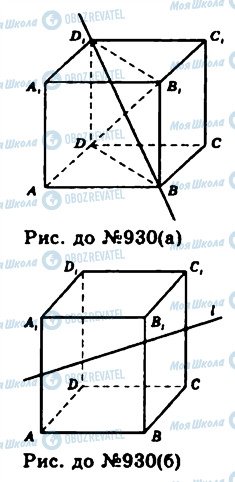 ГДЗ Геометрія 11 клас сторінка 930